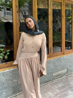 Aura Dress in Beige