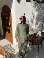 Asymmetrical Olive Set